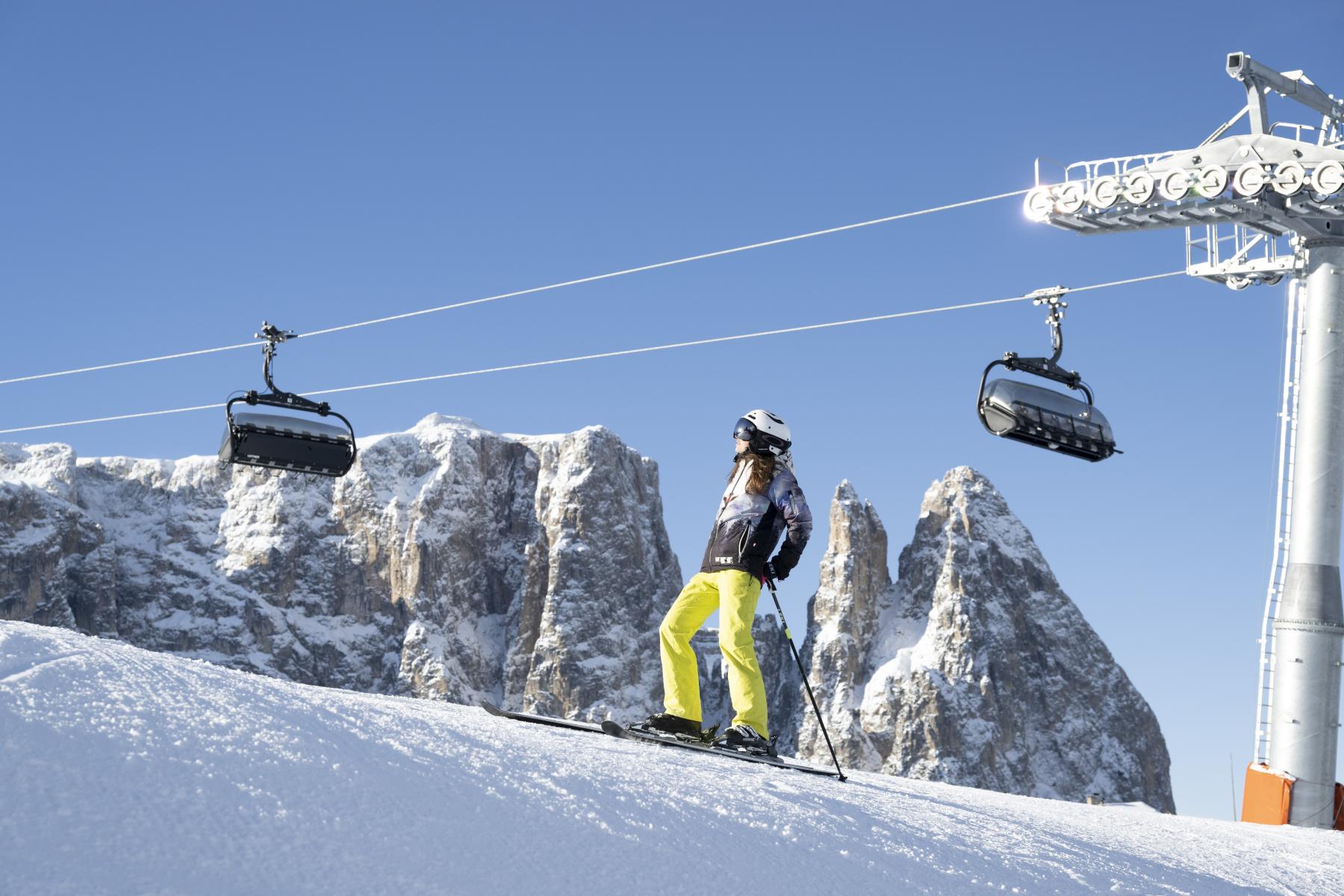Garni Alpin Seis am Schlern Südtirol Dolomiten Seiser Alm Gästezimmer Frühstück Unterkunft Bed & Breakfast Wintersport Wandern (33)