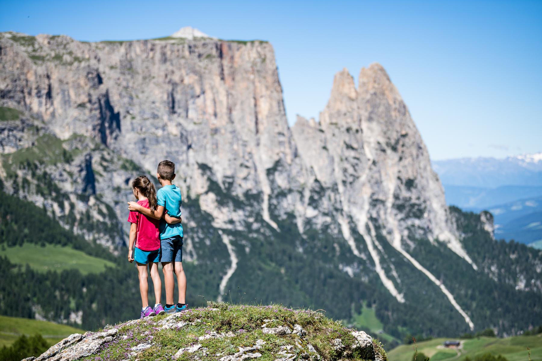 Garni Alpin Seis am Schlern Südtirol Dolomiten Seiser Alm Gästezimmer Frühstück Unterkunft Bed & Breakfast Wintersport Wandern (39)