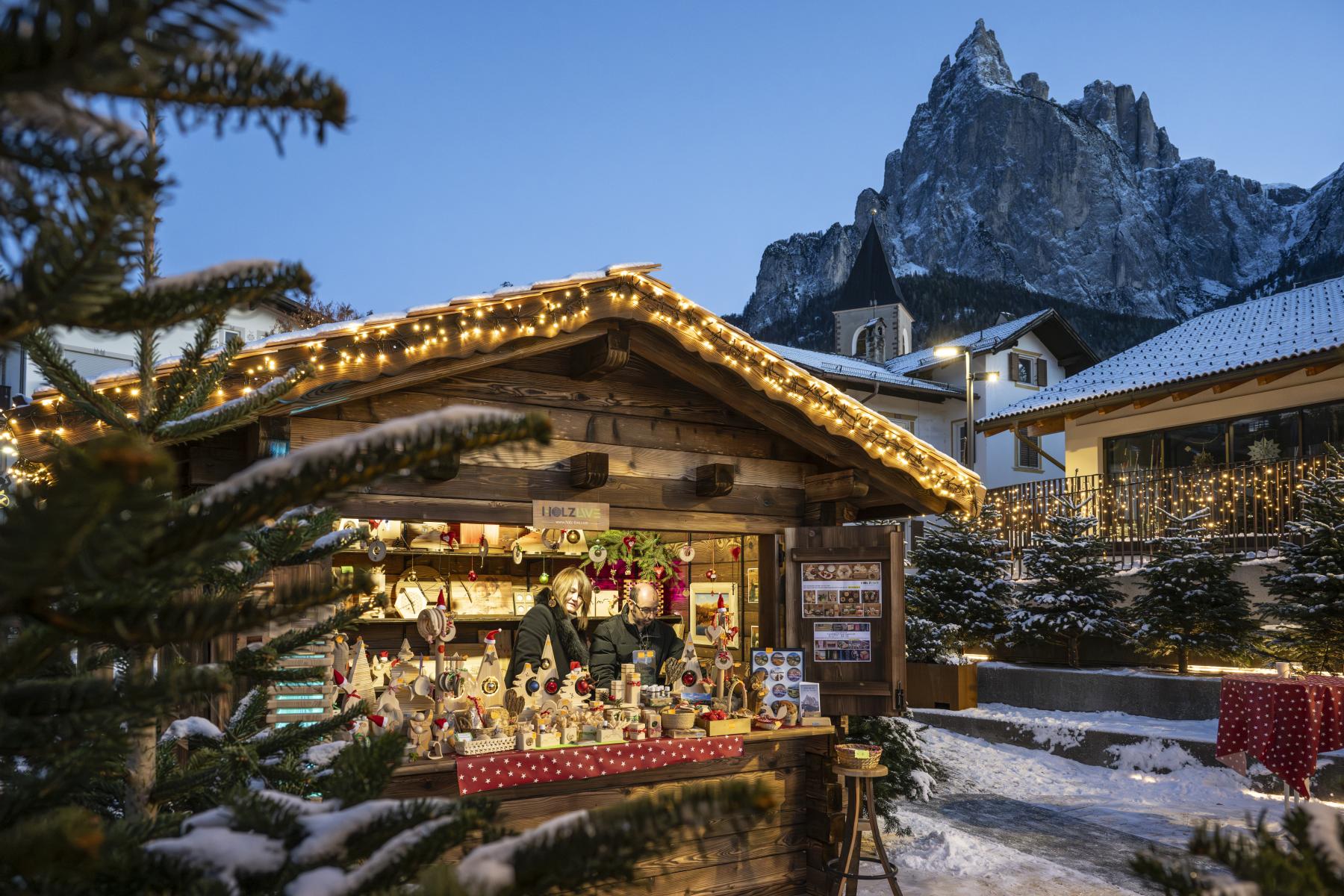 Garni Alpin Seis am Schlern Südtirol Dolomiten Seiser Alm Gästezimmer Frühstück Unterkunft Bed & Breakfast Wintersport Wandern (42)