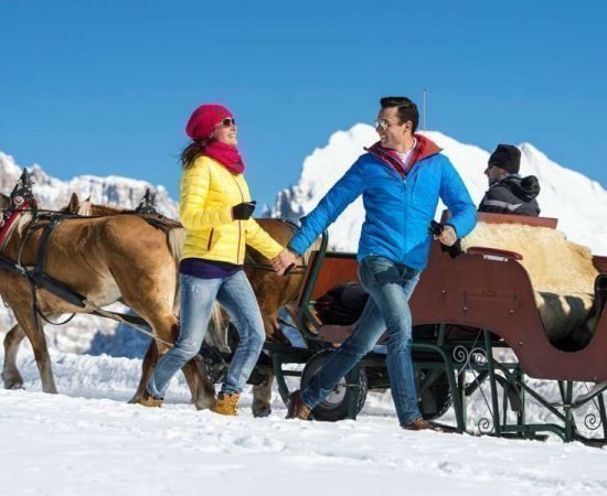 Winter holidays on the Alpe di Siusi